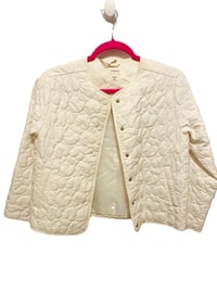 J.Crew crewcuts white quilted heart puffer jacket