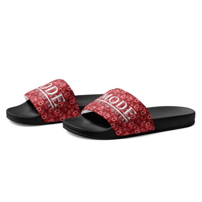 Red Women's slides