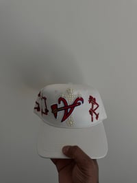 Image 1 of Pearled Atlanta Braves Snapback 