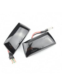 Image 3 of CARBON FIBRE STYLE LED DYNAMIC SIDE INDICATOR REPEATER OPEL VAUXHALL/ASTRA H CORSA D E OPC VXR FRAME