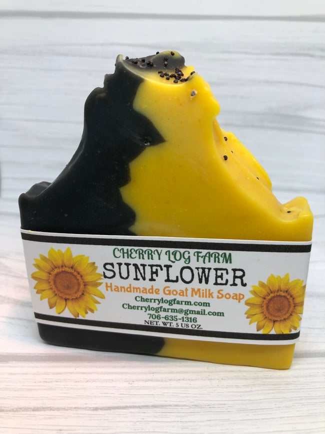 Sunflower Goat Milk Soap 5 OZ
