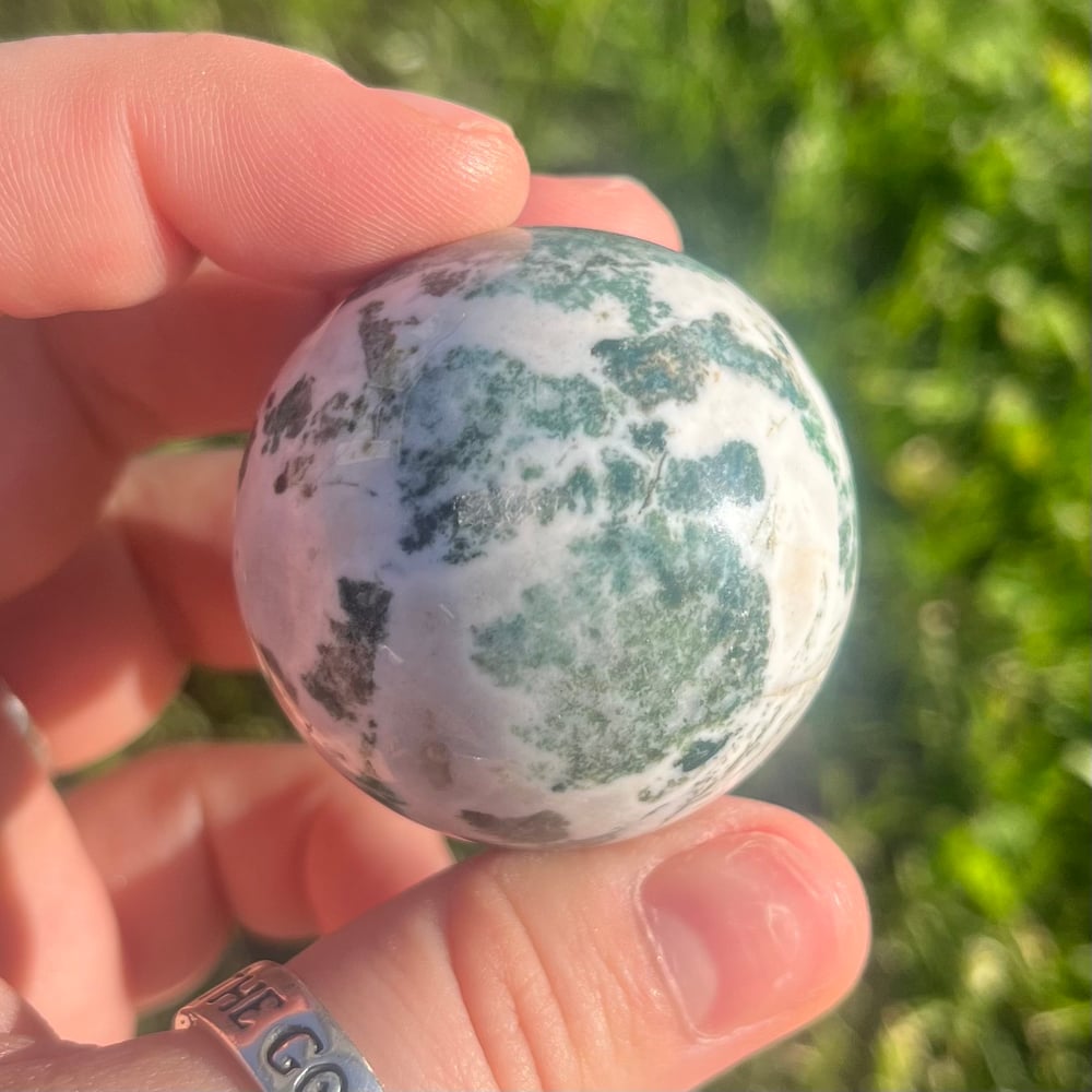 Image of Moss Agate Sphere