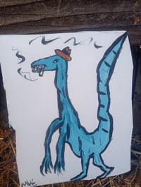 Image 4 of Dinosaur In Hat