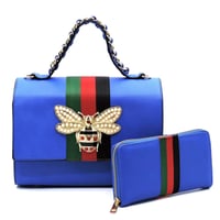 Image 1 of Box Satchel & Wallet Set 🌹