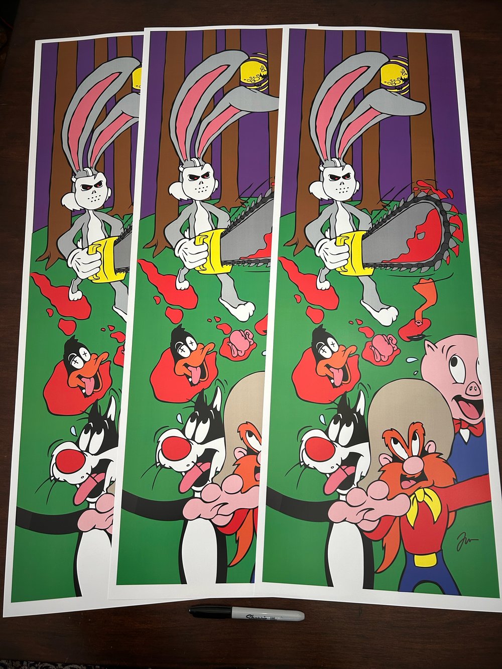 Bad Bunny art print