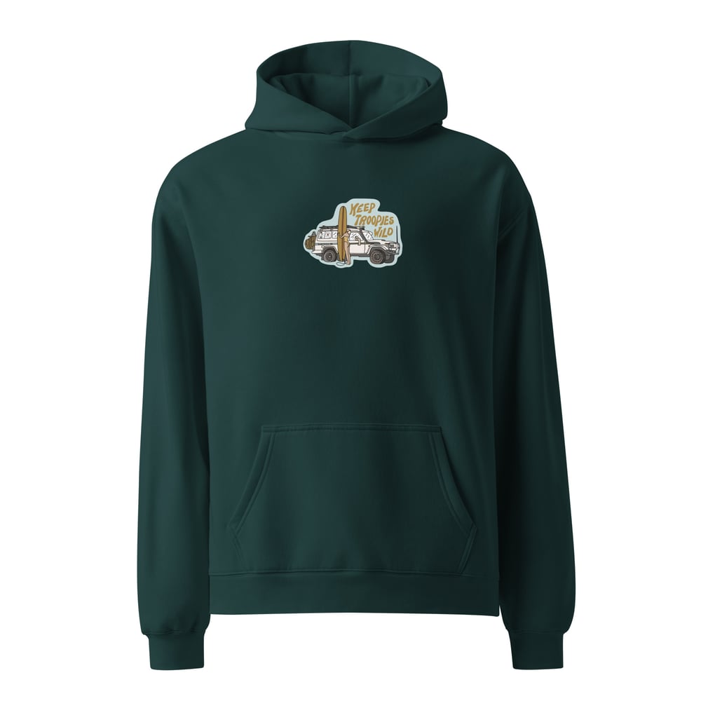 Image of Keep Troopies Wild Surfer Girl Unisex oversized hoodie