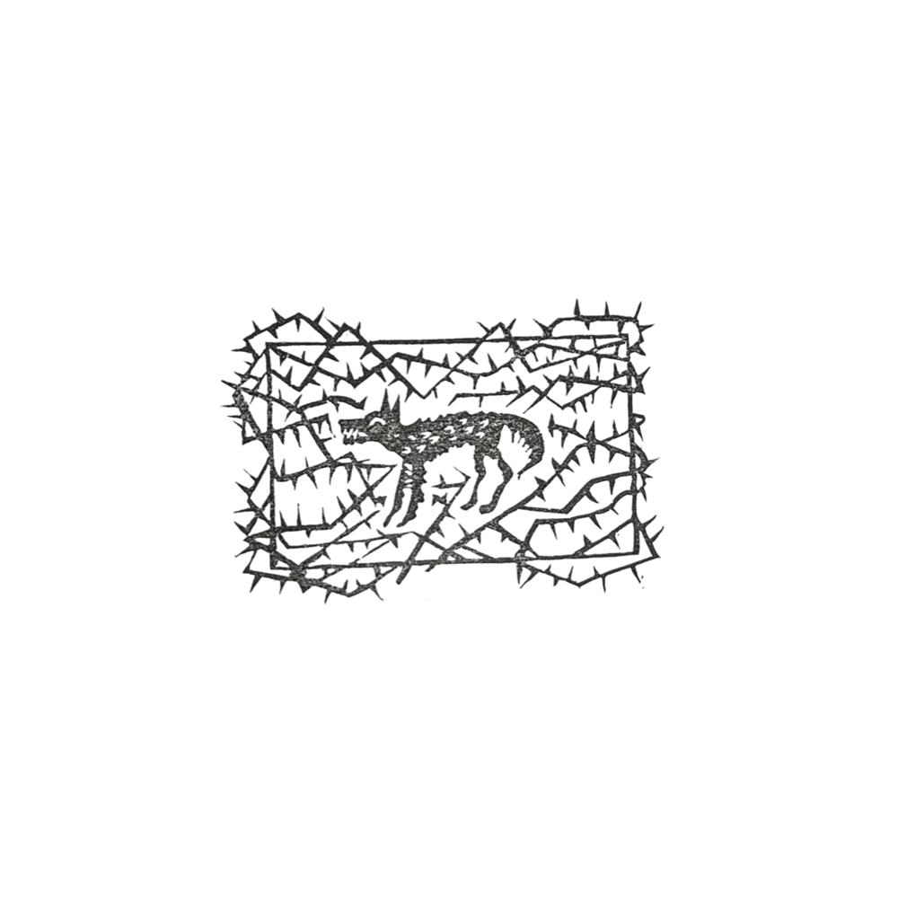 Image of Wolf Linoprint