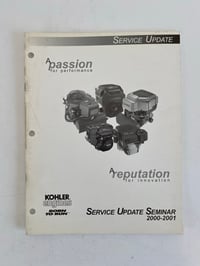 Image 1 of Kohler Service Update Seminar 2000-2001