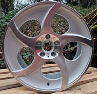 18" ALPHARD STYLE ALLOY WHEELS FITS MERCEDES 5X112 ET40 SILVER MF