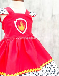 Image 5 of Marshall Paw Patrol Dress; Paw Patrol Marshall Costume