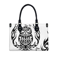 Image 1 of Women's PU Leather Pueo Print Handbag