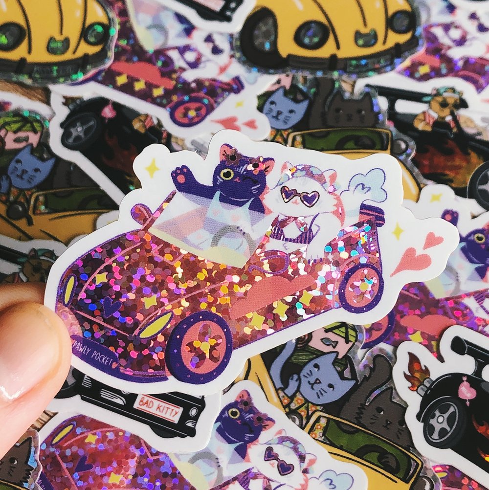 Pack Stickers Cats & Furious !! Collab with Shungyo_ and Leaaaapicot
