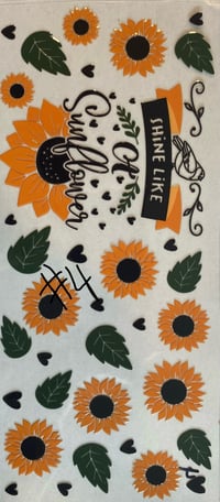 Image 4 of Sunflower decals