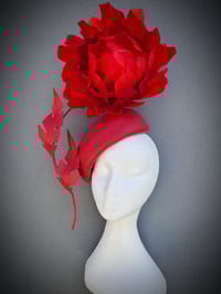 Image 2 of 'Peony' in Red