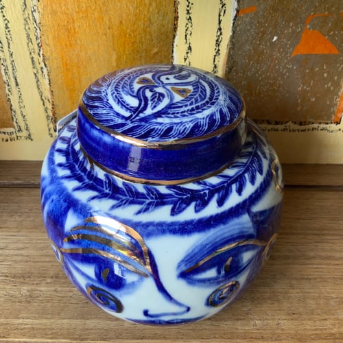 Image of Fairytales, Blue ginger jar.