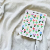 Image 1 of Tiny stemmed flowers sticker