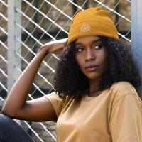 Image 5 of MMUN logo - Organic ribbed beanie