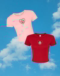 Image 2 of Simi Love Baby Tee - Summer Micro Embroidered Top