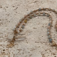 Image 1 of Clear Quartz Star Necklace