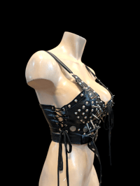 Image 3 of Black belted bralette 