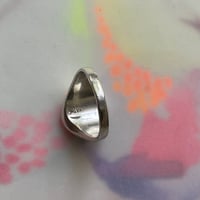 Image 5 of pink dot signet ring