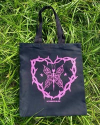Heart of Thorns Tote Bag Black