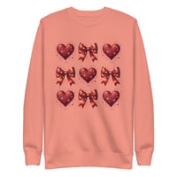 Image 3 of Heart and bows Sweatshirt