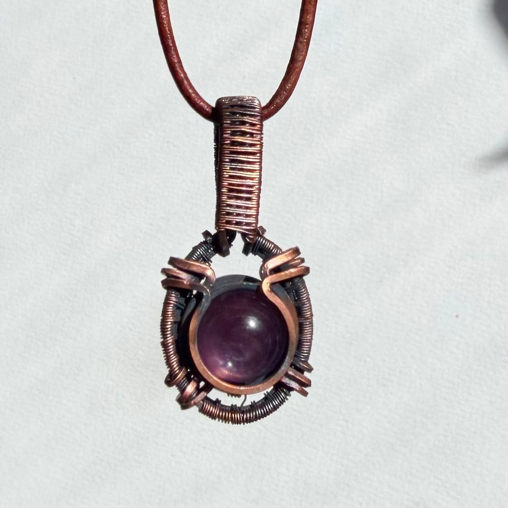 Image of Lepidolite Sphere Pendant