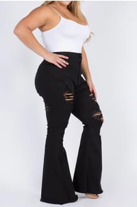 Image 4 of Curvy How About Now High Waisted Flares