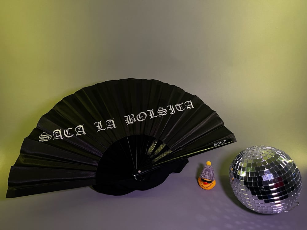 'SLB' Hand Fan