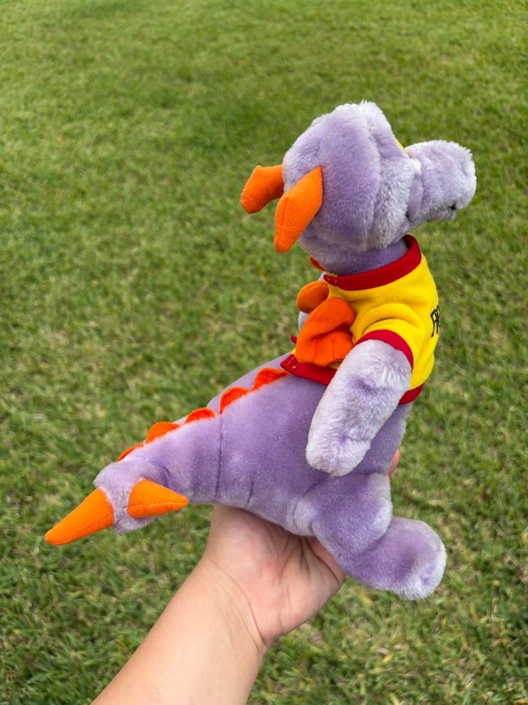 Image of Figment Plush 11" Stuffed Animal Walt Disney World Toy Disneyland Dragon VTG