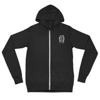 embroider catguy logo zip hoodie