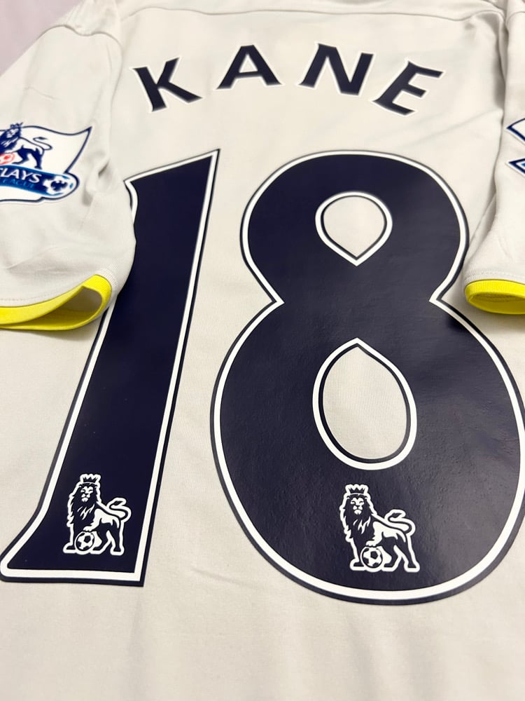 Image of PRE ORDER: Tottenham Hotspue “KANE 18” 2014/15 Home Shirt + PL patches (L)