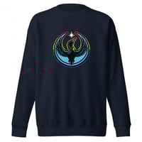Image 2 of Minnesota Rebel Loon - Rainbow Crewneck Sweatshirt