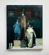 Image 1 of Painting / maleri / "ISLANDS BRYGGE – Malerdrømme og tankestreger – Din Babuska«