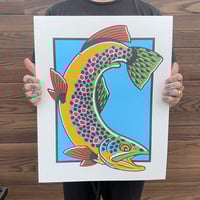 Diving Brown 16x20 Print