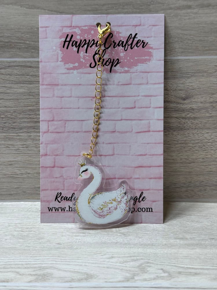 Image of Ready-To-Bead Dangle - Swan