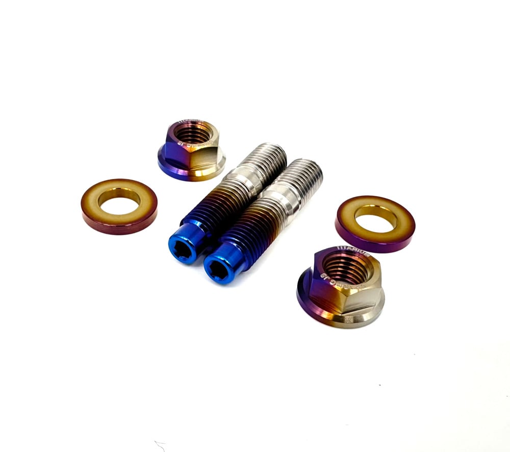 Titanium Exhaust Stud Kit for Honda 1.5T and 2.0T (FK8, FL5, Civic