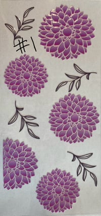 Image 1 of Floral decals