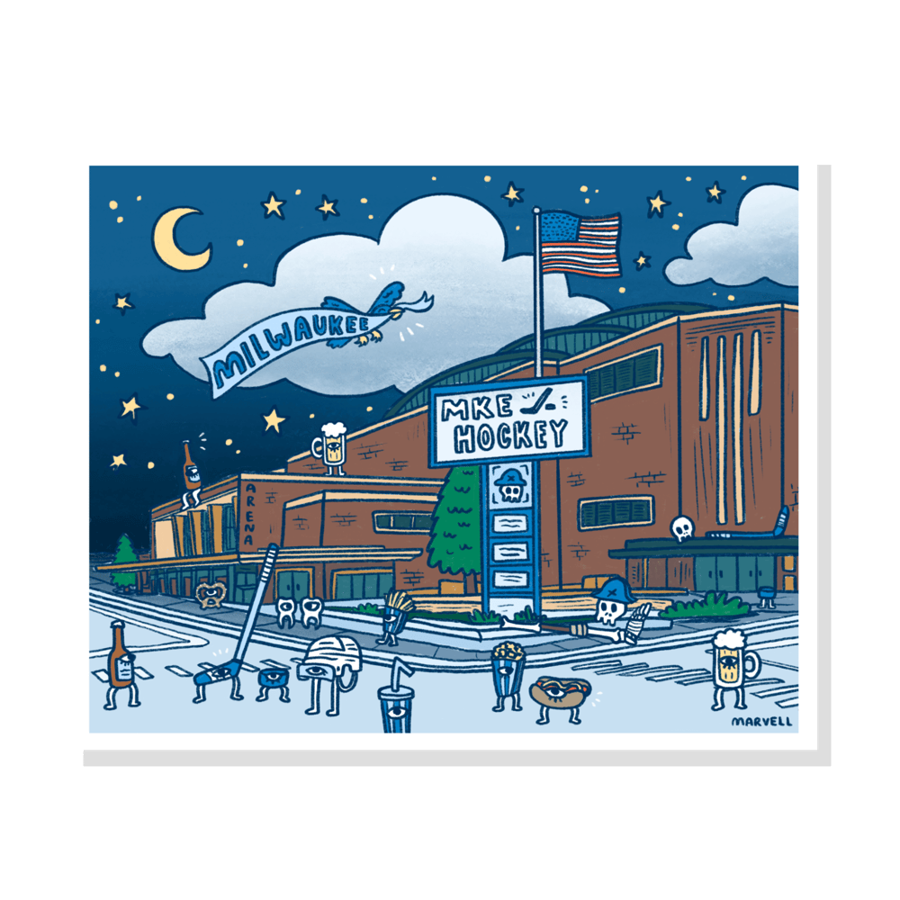 Image of MKE HOCKEY PRINT