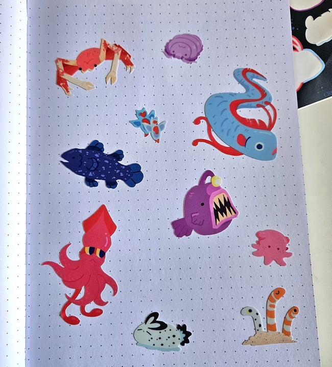 Deep Sea Sticker Sheet
