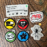 "MCR" keyrings