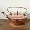 Antique copper teapot