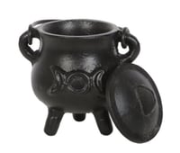 Image 4 of Small Cast Iron Cauldron, Two different Designs to Choose From 