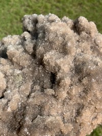 Image 9 of Smoky Champagne Druzy Quartz & Chalcopyrite Statement Cluster| #3075