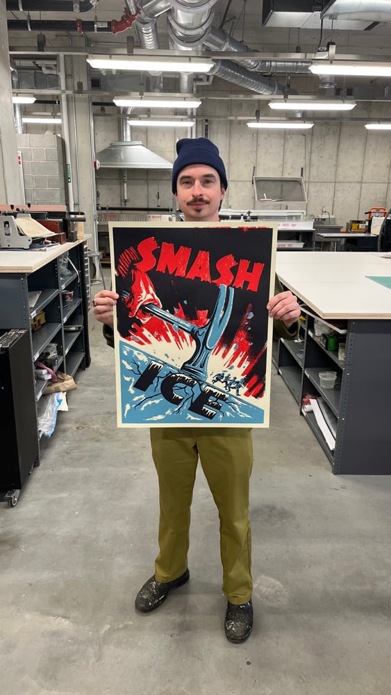 SMASH ICE SILKSCREEN PRINT PREORDER