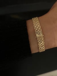 Image 5 of RARE Vintage 14k Solid Gold And Diamonds Baume&Mercier ✨