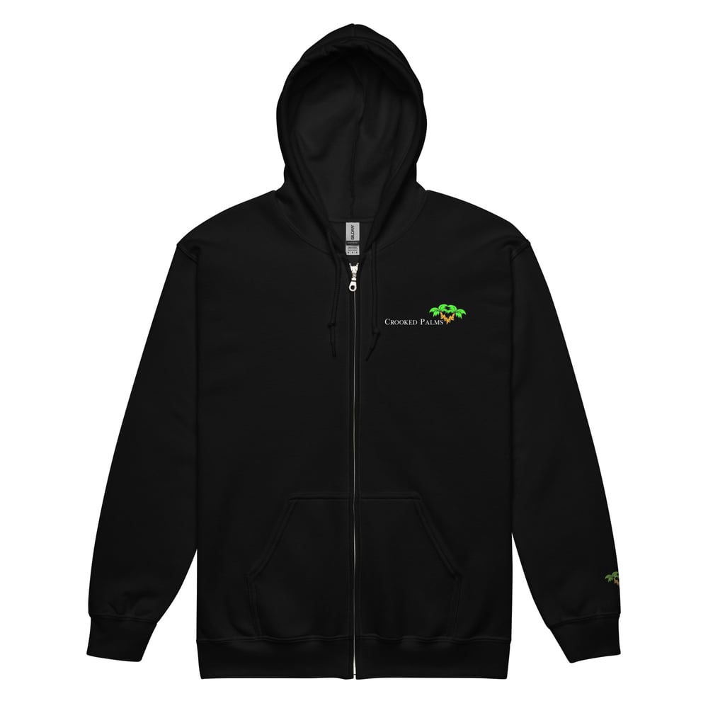 Image of Crooked Palms Classic - Zip Up Hoodie