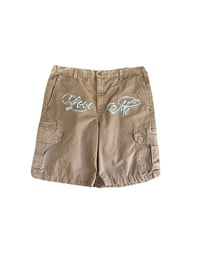 Image 1 of BROWN LOVE ME SHORTS