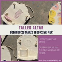 Image 1 of TALLER ALTAR CERÁMICO DOMINGO 29 DE MARZO 11:00